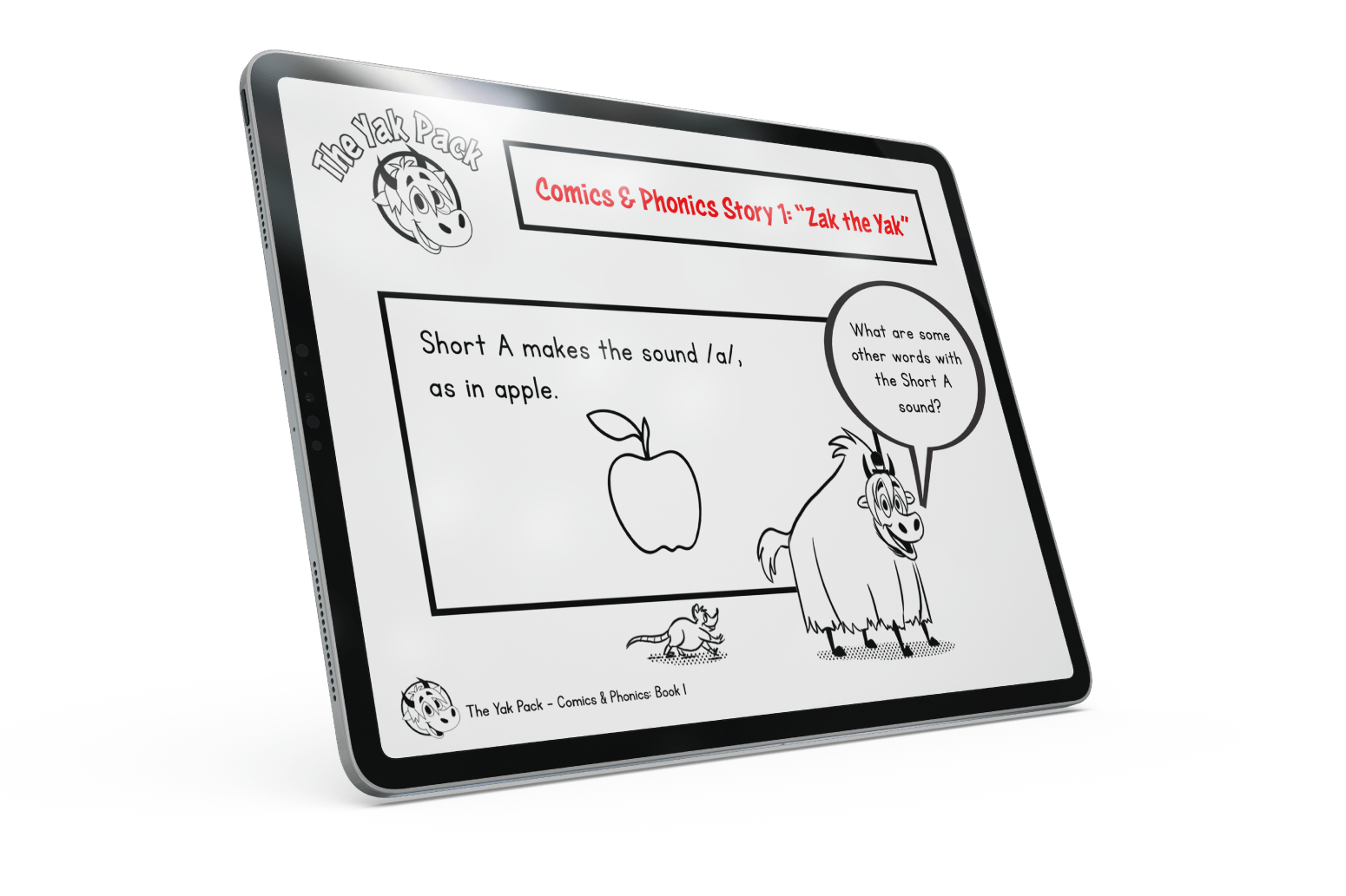 The Yak Pack - Phonics and Sight Word Comics